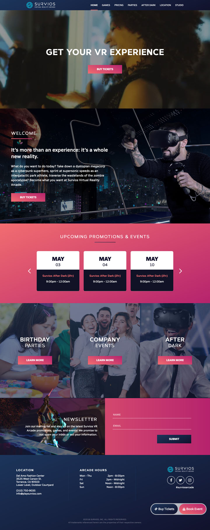 Arcades Home Page