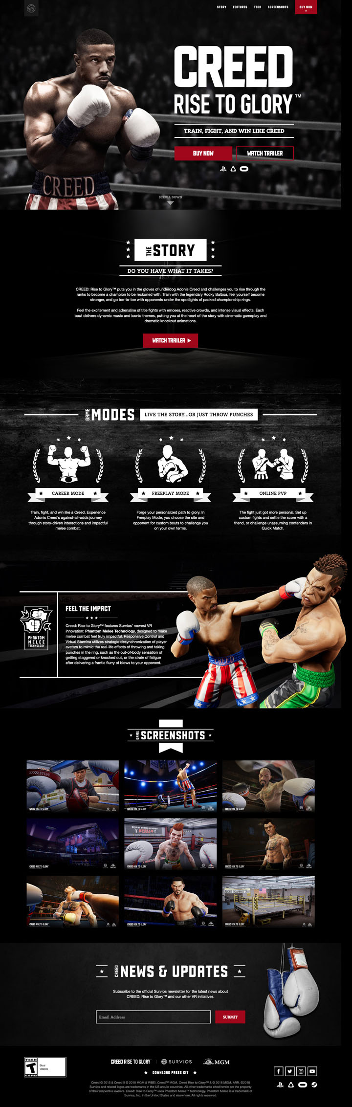 Creed Home Page