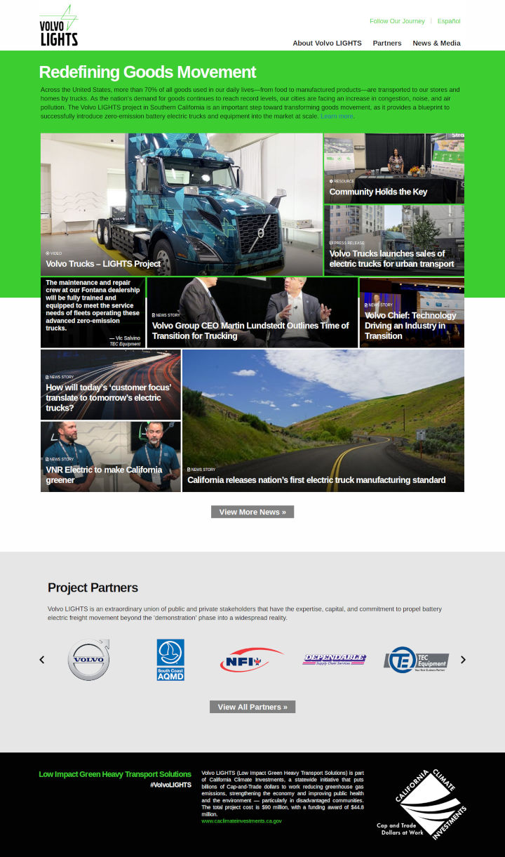 Volvo Lights Project Home Page