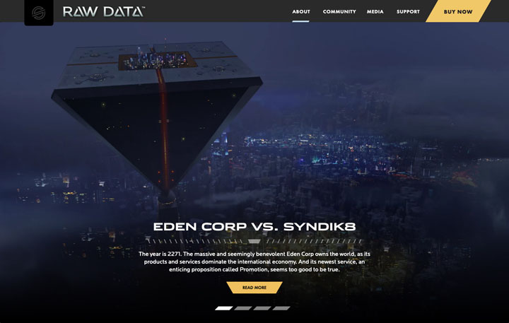 Raw Data Story Page